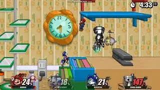 Lets Play! Super Smash Flash 2 Gameplay #1 Classic modeMario