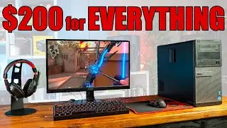 $200 Full PC Gaming Setup and How to Upgrade It Over Time!