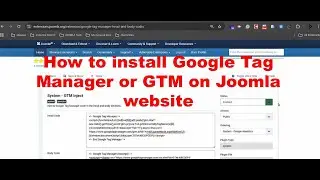 How to use Google Tag Manager or GTM to Joomla website