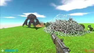Buzzhook and Xenoverm vs Me in animal revolt battle simulator