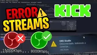 OBS se conecta y desconecta al iniciar directo en KICK SOLUCI&Oacute;N