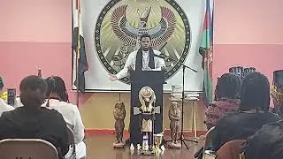 Sesh Naswu Sonjedi Ankh-Ra Ary-Nefer speaking at Kemmunion, Sunday January 26, 2020