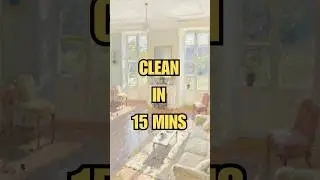 How to Clean Your House in 15 Minutes! 🧹 #cleaninghacks #speedclean