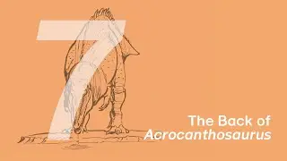 Fergus the Acrocanthosaurus 7: The Back | Learn to Draw Dinosaurs with ZHAO Chuang