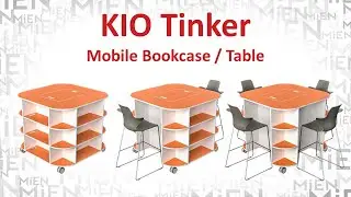 KIO Tinker Mobile Bookcase & Table | MiEN Environments