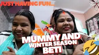 Mummy and Me Having Fun #just #fun #winter season #trending #viral #video #youtube 