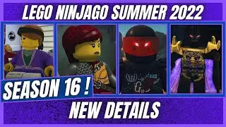LEGO NINJAGO SETS SUMMER 2022  SEASON 16 OFFICIAL DETAILS REVEAL SETS LEGO LEAKS !