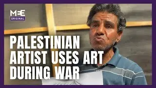 'War benefits no one: Palestinian artist in Gaza depicts suffering through art