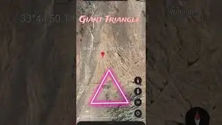 I found Giant triangle on Google Map#ytshort #viralshort #viral #viralvideo #googleearth__12