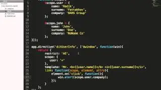Angular Directives - добавление поведения