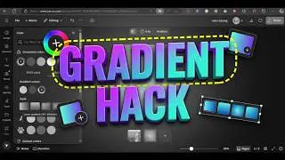 SPECIAL CANVA REQUEST! How to Turn the Gradient Color Position in Canva