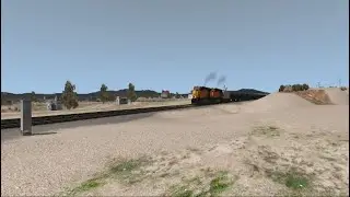 BNSF Ethanol Train at Barstow ( TS2024 )