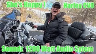 New 1200 Watt 6 Speaker Soundz Audio System Harley Davidson CVO - SO LOUD !!