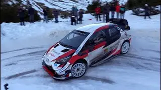 Tests S&eacute;bastien Ogier - Rallye Monte Carlo 2020 - Big attack [HD]