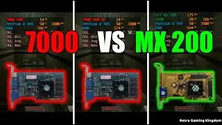 Radeon 7000 (Radeon VE) SDR vs GeForce2 MX 200 (both 64 bit SDR) Test In 7 Games (Capture Card)