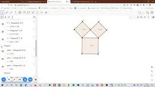 Arbre Pythagore avec GeoGebra