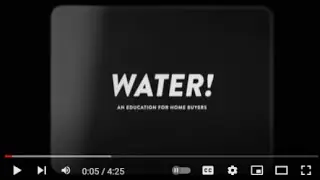 Water information for real estate agents and home buyers