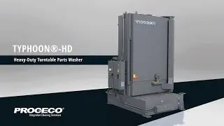 TYPHOON&reg;-HD | Heavy-Duty Turntable Parts Washer