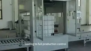 IBC filling machine#fillingmachine #automatic #capping #drum #