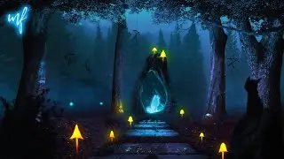 Spirit Fox Grove ASMR Ambience (mystical night in an enchanted forest)