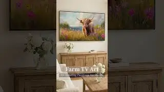 Farm Art TV Slideshow 🐷🐔 Barn Animal Paintings for the Frame TV  #tvart #frametv