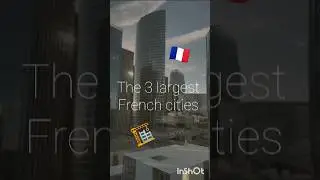 the 3 largest French cities 🇨🇵🏗️🥖 #france #city #paris #europe #marseille #lyon