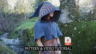 Fern Cape Video Tutorial | PDF Pattern & Video Tutorial for Mineral Tanned Leather or Vegan Leather