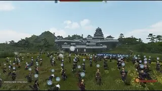 Massive 1600 Men Samurai Siege Mount and Blade Bannerlord Shokuho