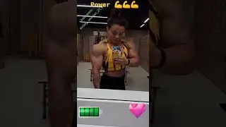 Muscle girl flex tiktok #shorts #respect #musclegirls