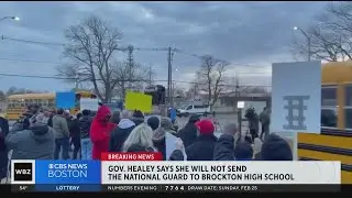 Gov. Healey will not send National Guard to Brockton High School
