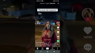 Eu adorei esse v&iacute;deo Jennifer foi trollada a garota conversando com Davi