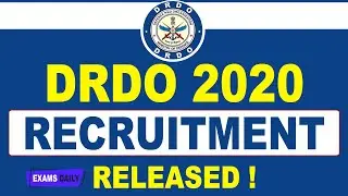 DRDO Recruitment 2020 - 21 | DRDO Jobs 2020 | JRF DRDO 2020 | DRDO Vacancy 2021