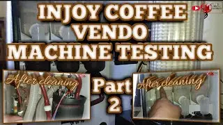 Injoy Coffee Vendo Machine Testing
