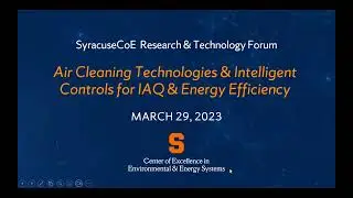 Air Cleaning Technologies &n Intelligent Controls for IAQ and Energy Efficiency