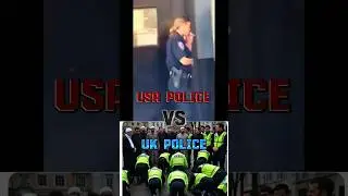 USA police vs UK police 🔥 #usa #usapolice #police #policechase #policeofficer