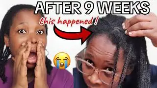 6 MONTHS PROTECTIVE STYLE CHALLENGE! 9 Weeks in and This Happened😢 || Mini Braids for Hair Growth.