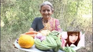 Grandma's favourite Mixed Vegetables curry in village style || Myna Street Food || Food Info