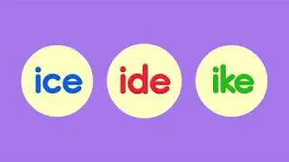 Phonics Chant┃ice &middot; ide &middot; ike ∥ Long Vowels┃Spotlight on One Phonics