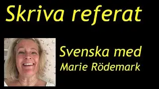 Напишите резюме - практика для национального теста - шведский 1, 2, 3 - практика шведского языка