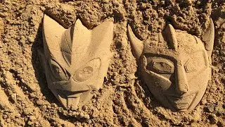 Dia menemukan harta karun Russell Altman di pantai dan menggali boneka Altman dan menanam mainan