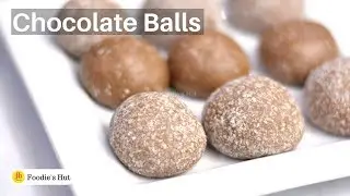 Chocolate Balls With Biscuits For Kids Recipe by Foodie's Hut #0211
