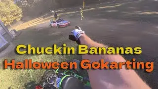 Halloween GoKart Racing, backyard predator 212