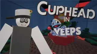 CupHead in Yeeps! 3am challenge oooooh spooky yikes 