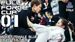 【フルフォースカップ01】女子アダルト青帯ライトフェザー級
