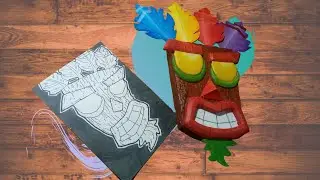COMO HACER AL AKU AKU (mascara de crash)