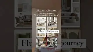 Flux AI vs. MidJourney: Which one should designers choose? #aiindesign #interiordesigners #interior