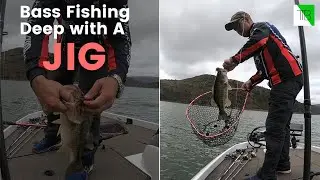 Bass Fishing Deep Water with a Jig