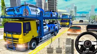 Giant Transport Truck Driving 🚛 | Heavy Cargo Delivery Challenge 😱 | Truck Game Gameplay