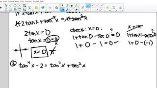 Pre Calc A Unit 13: Conditional Trig Equations Day 3 Notes