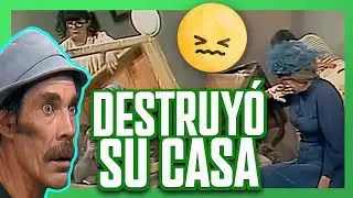 El Chavo hace explotar la casa de Don Ramón